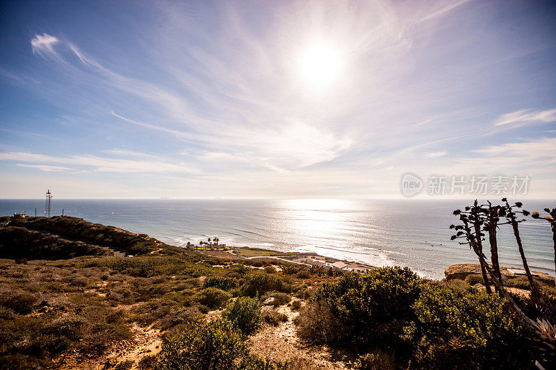 从Point Loma，圣地亚哥，美国的观点